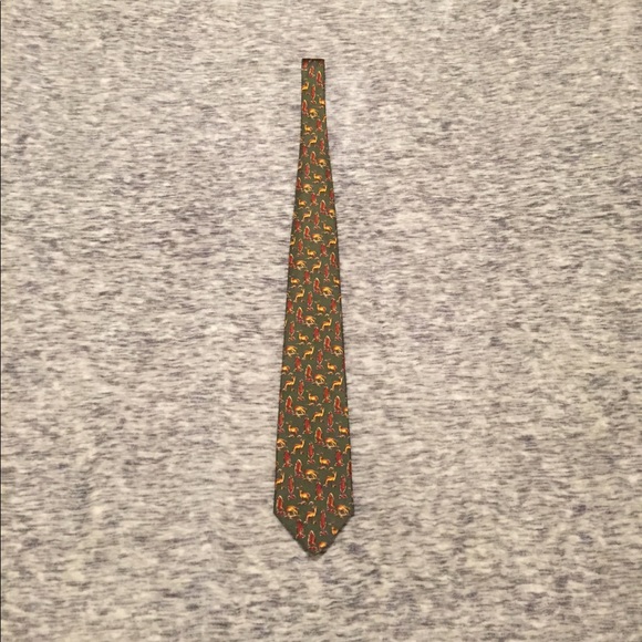 Vintage Burberry necktie with bucks - Picture 2 of 5